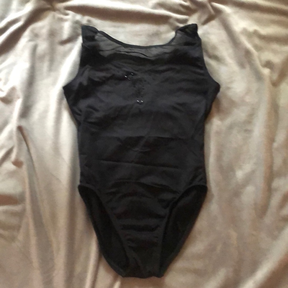 Motion Wear Black Leotard